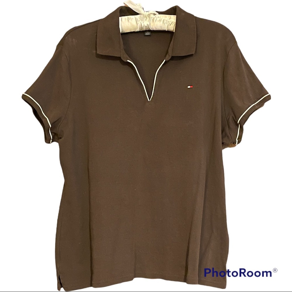 Tommy Hilfiger brown polo